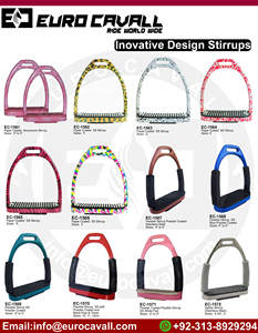 Estribos para Caballo Euro Cavall Industries, Flexibles, de Acero Inoxidable, Modelo de Seguridad para Montar ECI-Stirrup-ST2109 50x50x40cm 2026 - Product Image 3