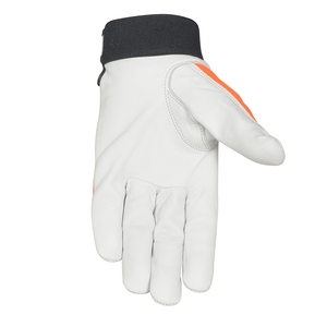 Guantes de seguridad de cuero de cabra de la mejor calidad para ensamblaje, trabajo en almacenes y jardinería, guantes antideslizantes de cuero para ensamblaje. - Product Image 4