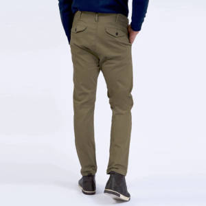 กางเกงชิโน่ทรงตรงเข้ารูปยืดได้สำหรับผู้ชาย ผ้าฝ้ายอ๊อกฟอร์ด 100% แห้งเร็ว ระบายอากาศดี ขายดีสำหรับเด็กผู้ชาย - Product Image 4