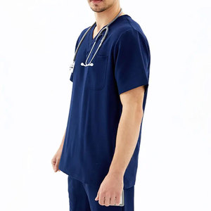 Tenue médicale homme sur mesure, légère et respirante, directement de l'usine, pour médecins, vente en gros - Product Image 4