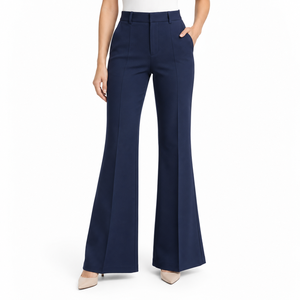 Winter <b>Womens</b> Flare <b>Jogger</b> Pants Polyester/Cotton Blend Lace Breathable Soft <b>Baggy</b> Trousers Wide Straight Leg - Product Image 5