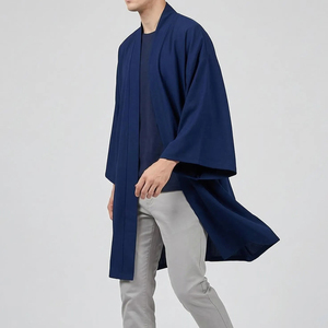 Chaqueta Kimono Personalizable, Nueva, de Color Sólido, Elegante, para Hombre, Hecha en Pakistán - Product Image 5