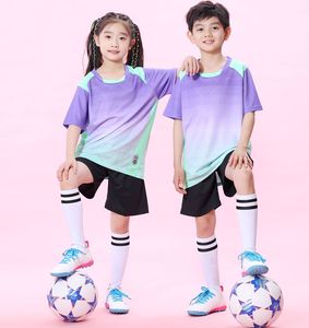 Uniforme Deportivo Personalizado para Niños y Jóvenes, Camiseta de Fútbol con Estampado, Conjunto de Fútbol de Última Moda - Product Image 5