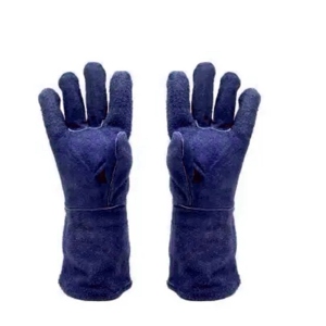 Gants de travail robustes en cuir de vachette résistant à la chaleur et au feu, gants de soudure en cuir, gants de sécurité industrielle - Product Image 3