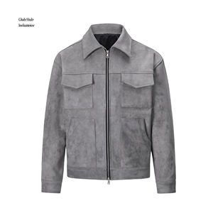 Chaqueta Deportiva de Gamuza para Hombre, Forrada de Algodón, Impermeable, Corte Ajustado, con Múltiples Bolsillos, de Alto Rendimiento - Product Image 1