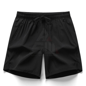 Custom Men's Women's Solid Woven Mid Casual Waterproof Breathable Anti-Wrinkle Quick Dry Compression Shorts <b>Athletic</b> Gym Running - Product Image 2