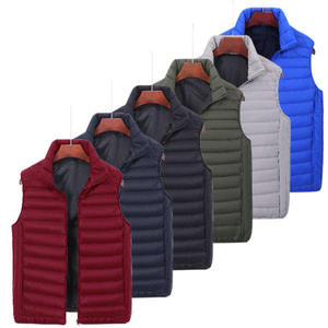 Gilet sans manches unisexe léger, col montant, décontracté, pour le printemps et l'automne, couleur unie, veste fine, taille européenne, transfrontalier - Product Image 2