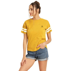 Camiseta de Algodón para Mujer, Corte Ajustado, Manga Corta, Ropa Casual de Verano, Logotipo Personalizado, Impresión DTG, 2026 - Product Image 1