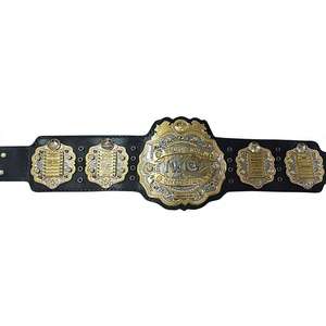 Cinturón de Campeón Estilo WWE de Alta Resistencia Personalizado, Placas de Aleación de Zinc, Correa de Cuero PU - Product Image 2