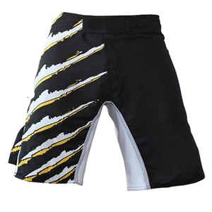 Pantalones Cortos Deportivos Transpirables de Secado Rápido con Logotipo Personalizado en la Parte Delantera, 100% Poliéster, para Hombres, Artes Marciales, Boxeo - Product Image 1