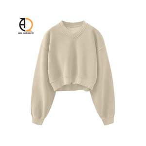 Sudadera Corta de Forro Polar para Mujer con Logotipo Estampado - Product Image 1