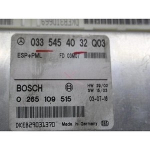 Módulo de Control ESP PML Clase E Usado OEM 0335454032Q03 para Clase E T-modell/S211 W211 (2001-2006) Certificado por OE en Excelentes Condiciones - Product Image 6