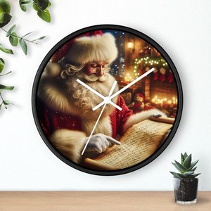 Large <b>Modern</b> Resin Analog Quartz Round <b>Wall</b> <b>Clock</b> with Snowflake Pattern Antique Design for Living Room Single Face Christmas - Product Image 2