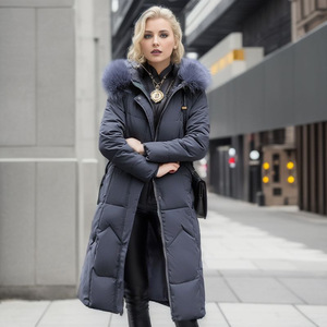 High Quality Winter Warm <b>Bubble</b> <b>Coat</b> Clothes Manufacturer Custom Long Hood Puffer Jacket for Women - Product Image 2