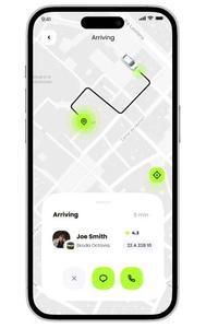 Application de réservation de taxi compatible Mac : planification des trajets, suivi GPS en temps réel, estimations des tarifs, paiements sécurisés, correspondance des conducteurs, historique des trajets, stock - Product Image 3