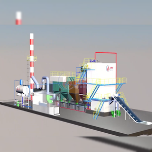 Chaudière à vapeur industrielle à biomasse verticale à tubes d'eau en acier inoxydable, à lit fluidisé, à double tambour, économe en énergie, 115 TPH - Product Image 2