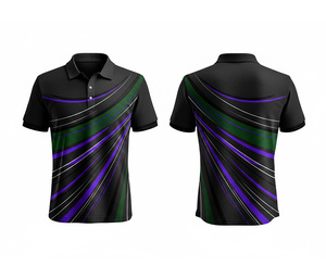 Premium Polyester Full Sublimation Polo Shirt Factory Manufacturer Supplier Durable Stitching for Men Women Youth Quick-Dry - Product Image 3