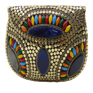 Latest Design Unisex Cotton Zipper Closure <b>Clutch</b> <b>Bag</b> Evening <b>Wedding</b> Party Wholesale Manufacturer Purse - Product Image 1