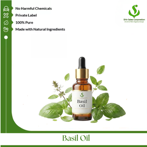 Premium Quality Basil Oil Manufacturer and Global Exporter for Fragrance Personal Care Wellness and Industrial Applications - Product Image 1