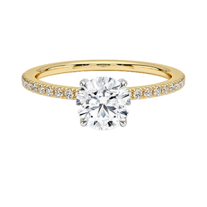 Bague de luxe en or, style diamant, pierre scintillante, bague de fiançailles, bague de mariage, bijoux pour femmes - Product Image 2