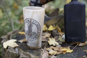 Vaso de Degustación de Whisky de Cuerno de Búfalo Auténtico, Hecho a Mano, Tradicional, para Regalo o Colección - Product Image 2
