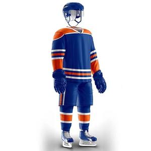 Jersey de Hockey sobre Hielo Personalizado, Uniforme de Equipo Sublimado, Impresión Sólida, Nombre y Número Personalizados, 100% Poliéster, Malla Acolchada en la Parte Delantera, Secado Rápido - Product Image 5