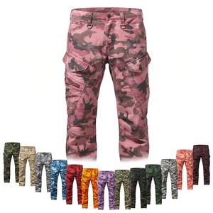 Pantalon cargo camouflage personnalisé à prix de gros, avec logo sur mesure, multi-poches, style décontracté, pantalon de travail - Product Image 1