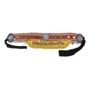 Vintage Belt Belly Dance Bead Afghani Traditional Waist Belt Kuchi Tribal BB079A <b>Old</b> Banjara Real Vintage Handmade Beaded Belts - Product Image 1