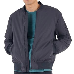 Chaqueta Bomber de Lona Azul Marino para Hombre, Talla Grande, Transpirable, Resistente al Viento, con Cuello de Punto Plano, Abrigo Casual de Invierno para Adolescentes, Cálido para Exteriores - Product Image 3