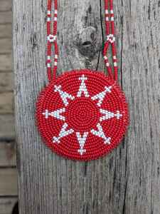 Conjunto de Collar y Pendientes de Cuentas de Vidrio Hechas a Mano, Coloridas y Étnicas, para Celebraciones Culturales - Product Image 6