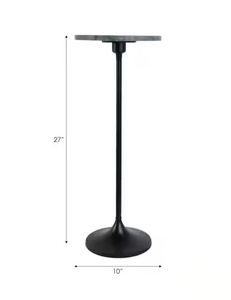 Wholesale Natural Green <b>Stone</b> <b>Top</b> Metal Pedestal <b>Table</b> Lounge Accent Furniture - Product Image 2