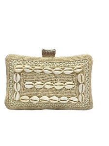 Collier bib artisanal vintage ethnique bohème multicolore en résine et perles de rocaille CRYSTAL CRAFT - Product Image 4