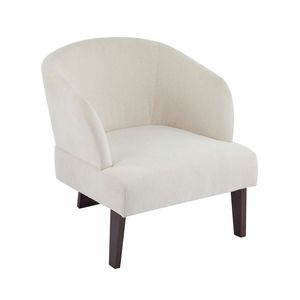Sillón Moderno de Estilo Mid-Century para Sala de Estar, Dormitorio y Oficina, Respaldo Redondo, Patas de Madera, Sillón Suave - Product Image 5