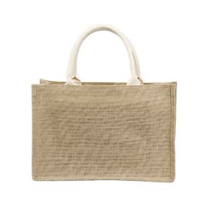 Bolsas de Yute de Alta Calidad con Estampado a Mano, Bolsas de Compras de Fibra Natural con Estilo para Moda, Venta Minorista, Uso Doméstico y Regalos - Product Image 1