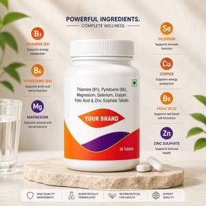 Tabletas Multivitamínicas y Minerales de Marca Privada con Complejo B, Zinc y Selenio para el Apoyo Diario al Bienestar - Product Image 5
