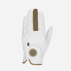 Gants de golf en cuir véritable Cabretta, service OEM personnalisé, respirants, anti-humidité pour hommes, en vente. - Product Image 2