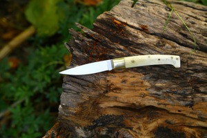 Pocket <b>Knife</b> Stainless Steel Straight Edge Drop Point Blade <b>Bone</b> <b>Handle</b> Folding EDC Camping Outdoor Industrial OEM - Product Image 5