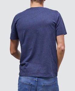 เสื้อยืดกีฬาผู้ชายคุณภาพพรีเมียม เนื้อผ้านุ่ม ระบายอากาศได้ดี เหมาะสำหรับการออกกำลังกายและการสวมใส่ในชีวิตประจำวัน สีฟ้า คอกลม ใช้ได้ทั้งในร่มและกลางแจ้ง - Product Image 1
