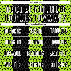 Conjunto de Uniforme de Voleibol Personalizado, Negro y Verde con Estampado Geométrico, Jersey y Pantalones Cortos Sublimados, 100% Poliéster, Absorbe la Humedad, Unisex para Adultos - Product Image 3