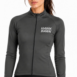 Haut de cyclisme à fermeture éclair intégrale pour femmes, idéal pour les activités cyclistiques quotidiennes, chemise de vélo à fermeture éclair intégrale pour les cyclistes actifs modernes, confort pour les équipes sportives modernes - Product Image 1