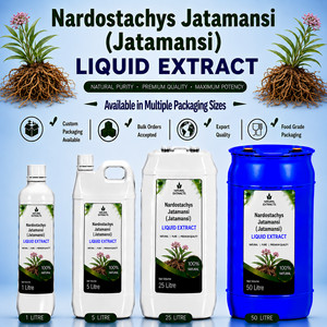 Nardostachys Jatamansi Oral Liquid Natural <b>Herbal</b> <b>Supplement</b> Food Grade Packaging Bulk Supply India - Product Image 1