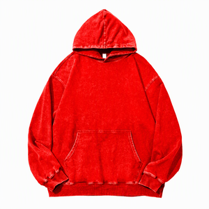 Sudadera con Capucha Extra Grande, Color Sólido, con Bolsillo, Forro Polar, Algodón, Informal, para Otoño, Manga Larga, Tejida, para Hombre - Product Image 6