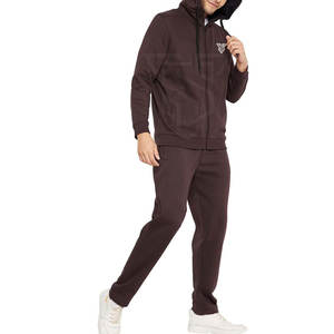 Vente flash : Survêtement en molleton personnalisé pour homme, motif uni, vêtements décontractés tendance, taille plus, pour la saison hivernale, en ligne - Product Image 2