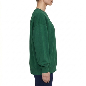 Sweat-shirt à capuche oversize pour femme, en molleton, col rond, manches longues, style streetwear décontracté, logo personnalisé - Product Image 4