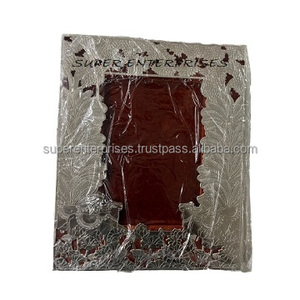 Siêu Doanh Nghiệp MDF Board Khung Ảnh Cho Khung Ảnh Album Phụ Kiện Maroon Chải Nhôm Kim Loại Biểu Tượng Tùy Chỉnh Màu Sắc - Product Image 1