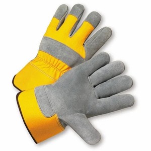 Guantes para Clima Frío, Guantes Térmicos Aislantes para Trabajo en Frigoríficos, Guantes de Invierno Cálidos Antideslizantes Reforzados de Piel de Vacuno - Product Image 1