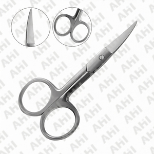 Ciseaux à cuticules professionnels fabriqués en acier inoxydable, lame droite, ciseaux à cuticules pour ongles - Product Image 2
