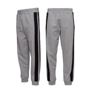 Custom Men's Retro Streetwear Knitted Cotton Fleece Loose <b>Light</b> Wash Straight Leg Wide Leg Mid Plus Size <b>Trouser</b> - Product Image 4