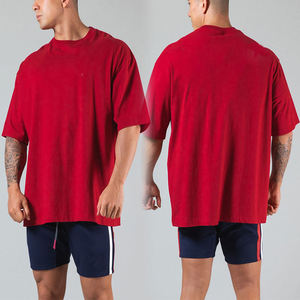 เสื้อยืดโอเวอร์ไซส์ผู้ชายสั่งทำขายส่ง ผ้าถักไซส์ใหญ่พิเศษ สำหรับเล่นกีฬาและสวมใส่ลำลอง ออกแบบลายพิมพ์ซิลค์สกรีน - Product Image 1