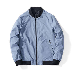 Veste Bomber Décontractée en Toile Coupe-Vent Respirante à Séchage Rapide pour Homme, Col Montant, Grande Taille, Collection Automne 2026 – Nouveauté Promotionnelle - Product Image 2